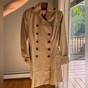 *WORN ONCE* Banana Republic Camel Peacoat in XS